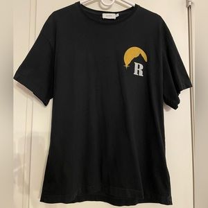 Rhude Moonlight Black and Yellow TShirt